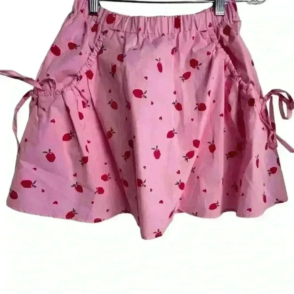 ASOS Design Women's Petites Size 4 Pink Floral Mini Skirt in strawberry - Picture 3 of 11